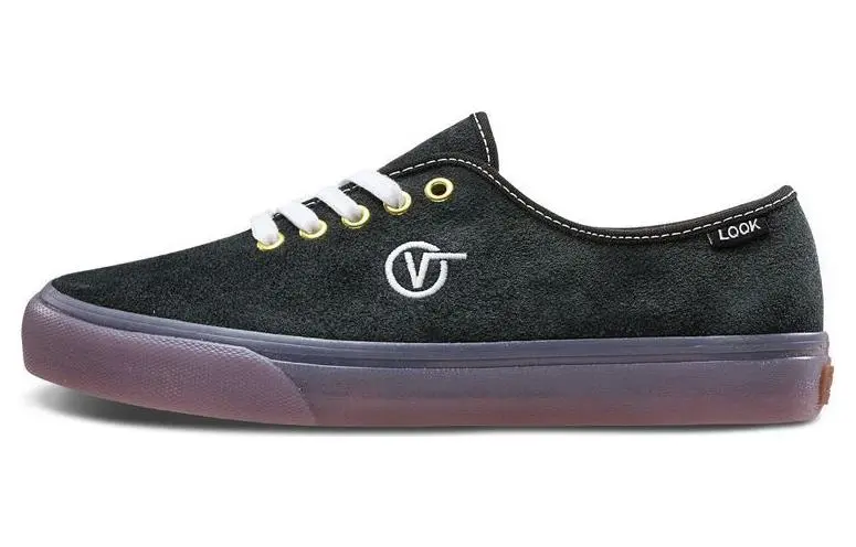 Vans Authentic ONE PIECE Cushioning Abrasion Resistant Cushioning, Wear Resistant Low top Skateboard Shoes Unisex Black