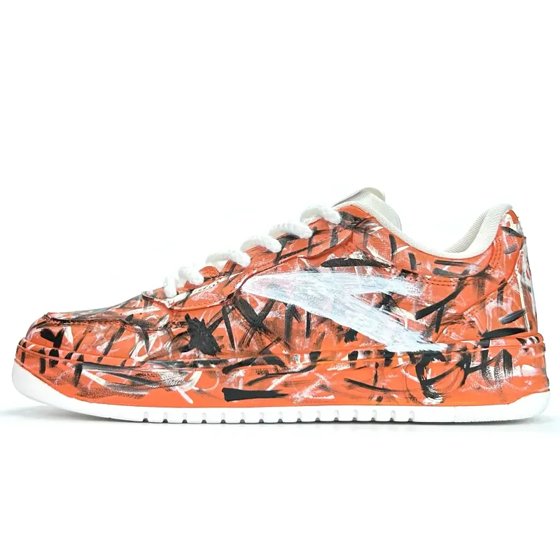 Anta Easy Graffiti Individual Street American Vintage Deconstruction Theme Height Increasing Lightweight Breathable