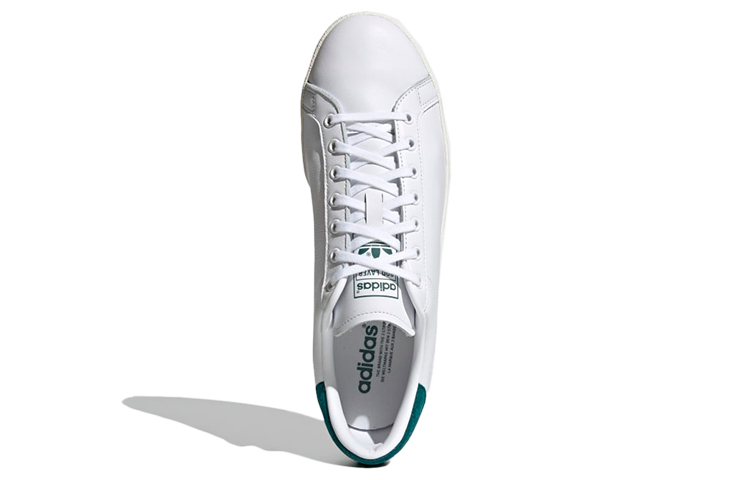 Мужские кеды adidas originals Rod Laver (бело-зеленые) — фото 5