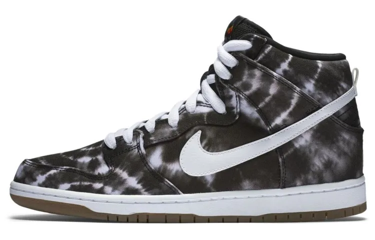 Nike Sb Dunk High Tie Dye Black