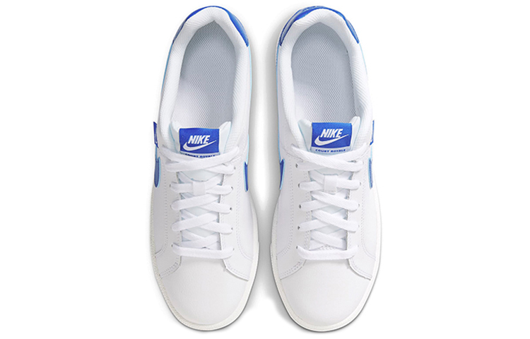 Мужские кеды Nike Court Royale Tab (бело-синие) — фото 4