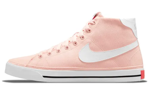 Nike Court Legacy Canvas Mid Sneakers Pink/White Women's
