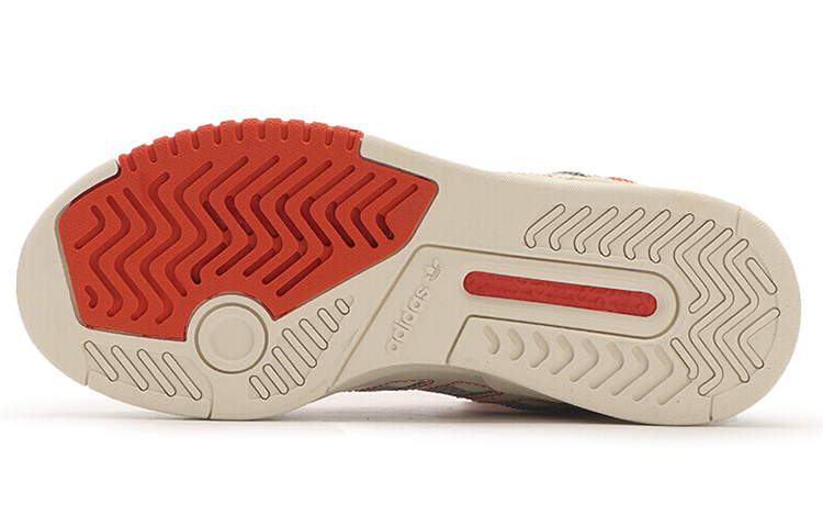 Женские кроссовки adidas originals Drop Step (белый / оранжевый) — фото 6