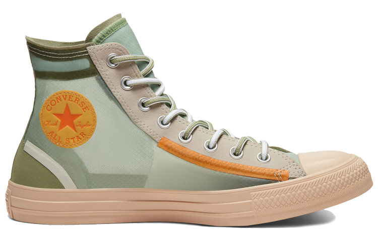 Высокие кеды Converse Chuck Taylor All Star Translucent Mesh Utility (зеленые) — Зелёный — фото 2