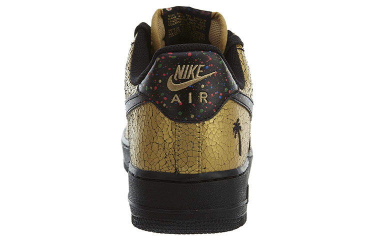 Кроссовки Nike Air Force 1 (золотые) — Золотой — фото 3