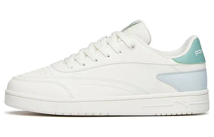 Anta Life Collection Comfortable Slip Resistant Abrasion Resistant Low top Skateboard Shoes Women's White Blue