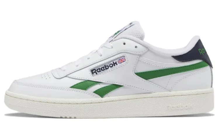 Reebok CLUB C REVENGE Vintage Casual Low top Skateboard Shoes Unisex White Green