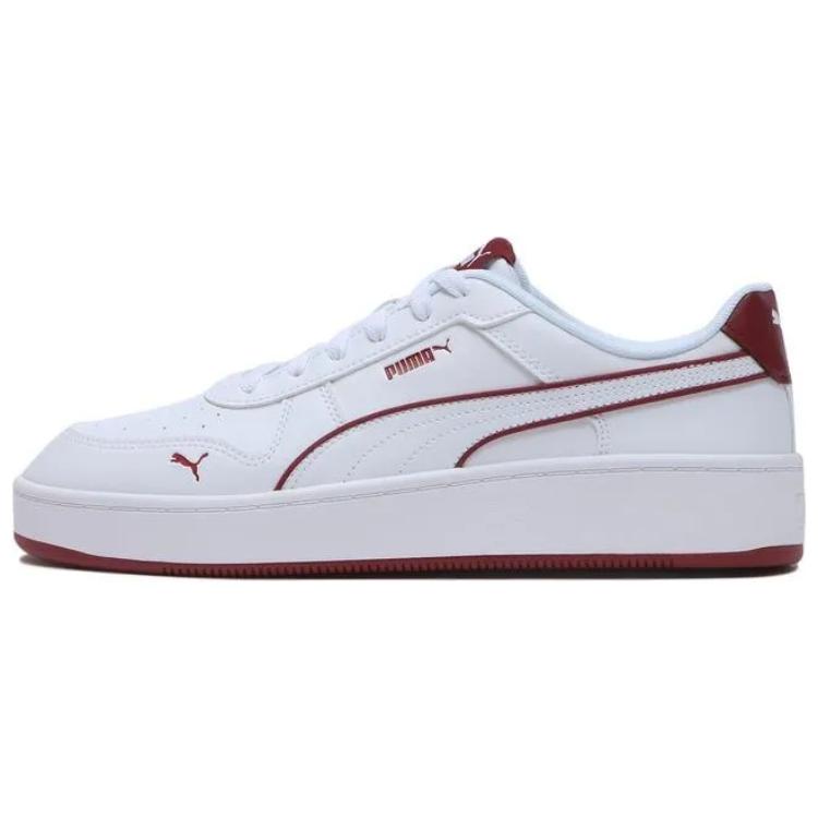PUMA Skye Comfortable Low top Skateboard Shoes Unisex White
