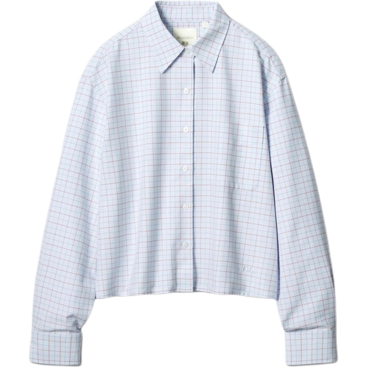 Женская рубашка UNIQLO × JW Anderson (в клетку)