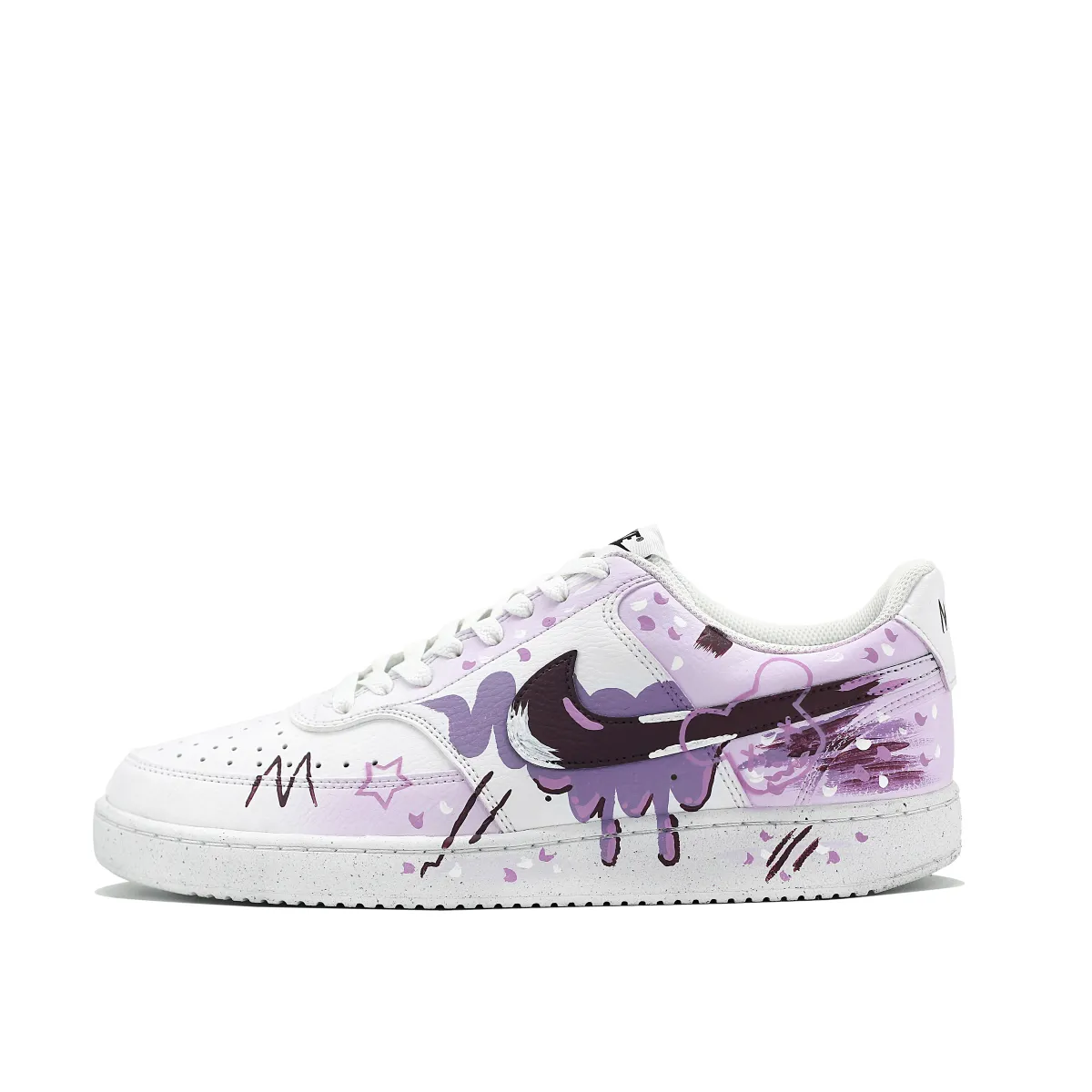 Nike Court Vision 1 Elegant Purple Ambiance, Exquisite Creation Slip Resistant Abrasion Resistant Low top
