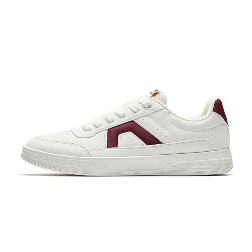 Anta Low top Skateboard Shoes Women's White Red