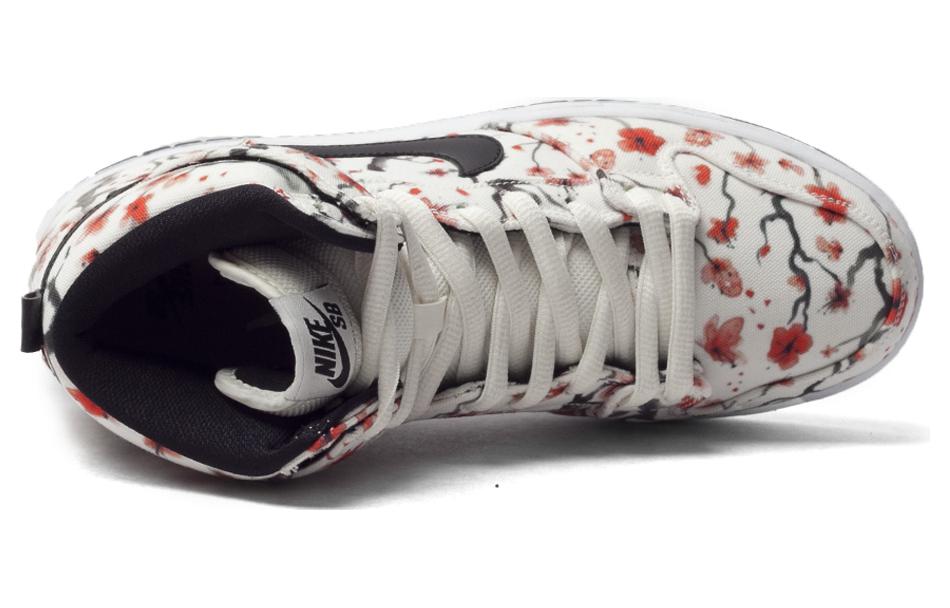 Женские кроссовки Nike Dunk SB Pro (белые) — 白色/樱花粉 — фото 3