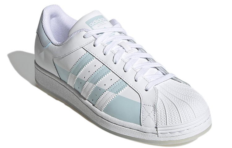 Кеды adidas originals Superstar (бело-голубые) — фото 2