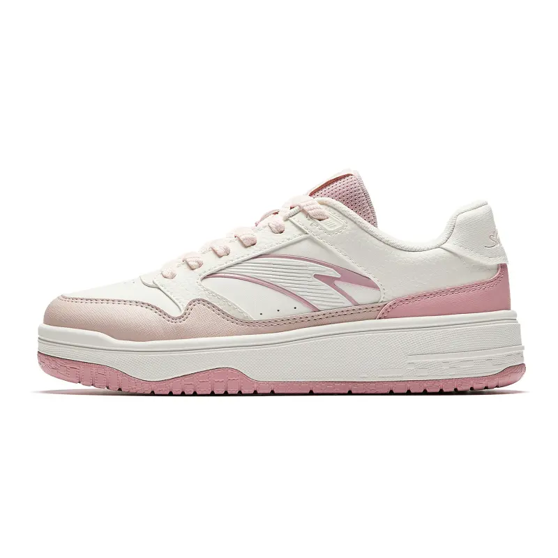 Anta Street Stubborn 3 Synthetic Leather Slip Resistant Abrasion Resistant Cushioning Low top Skateboard Shoes Women's