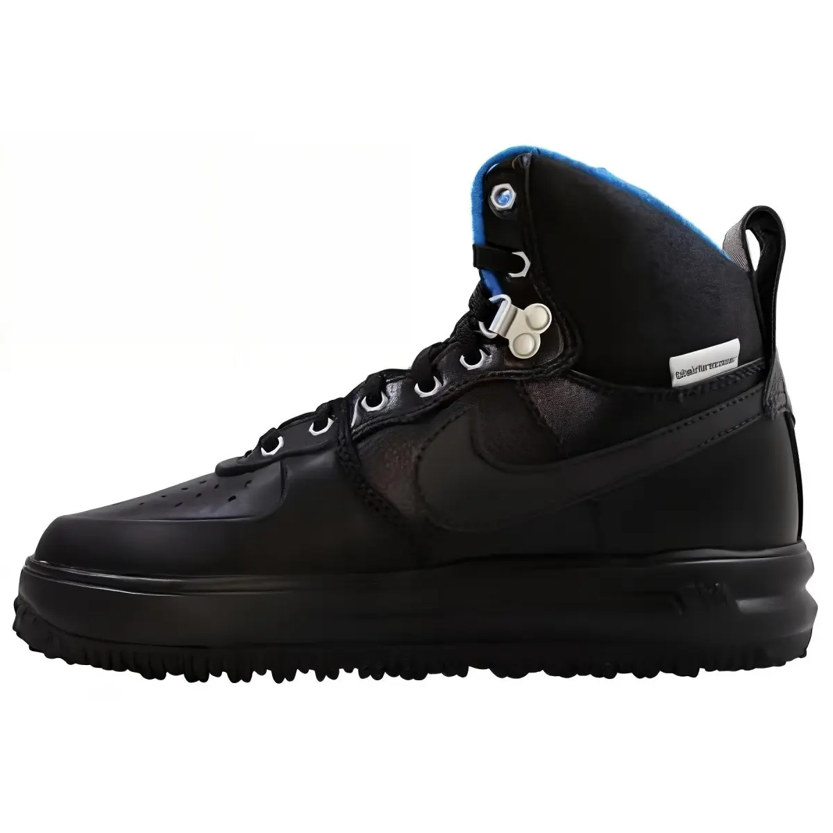 Nike Lunar Force 1 Duckboot Black Metallic Silver
