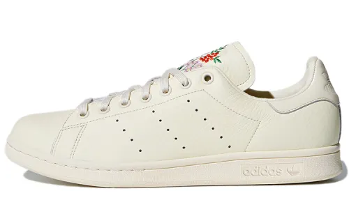 Adidas Originals StanSmith Abrasion Resistant Coverage Low top Skateboard Shoes Unisex Ivory White