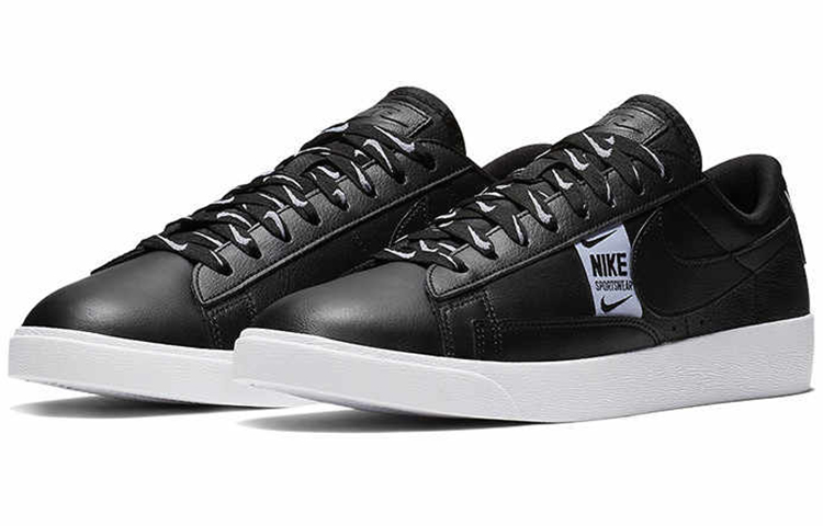 Женские кеды Nike Blazer SE (черные) — фото 3