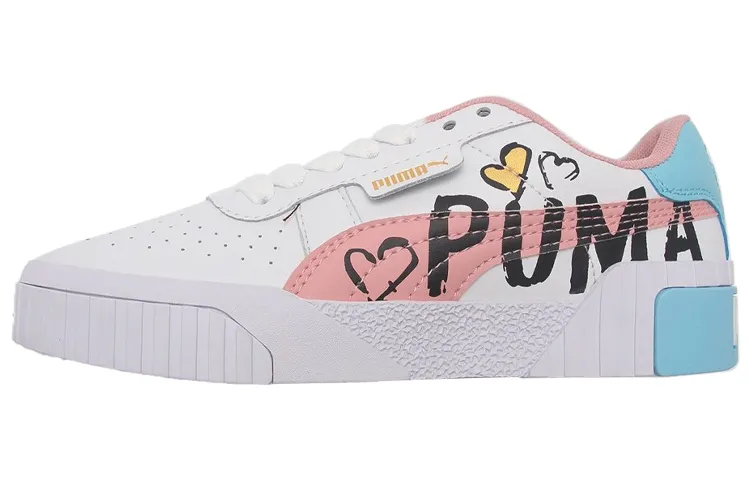 PUMA Cali Skate Shoes 'White Pink' Gs