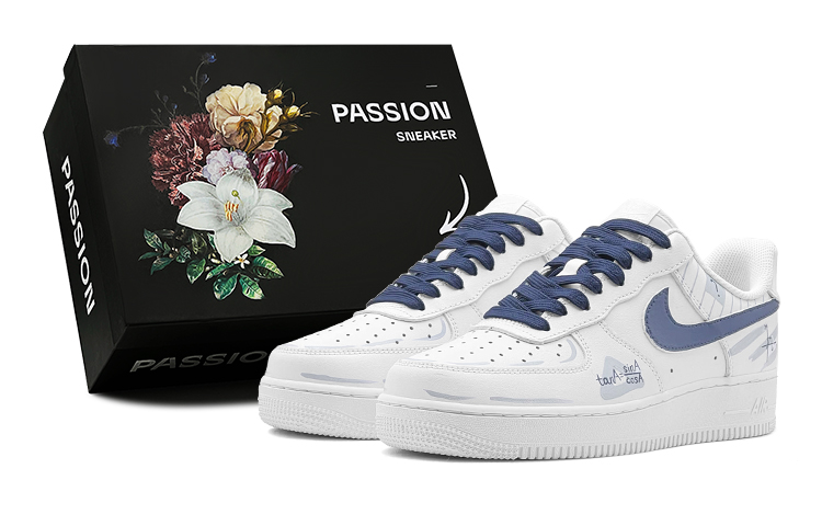 Nike Air Force 1 Skateboard Shoes Men's Blue White