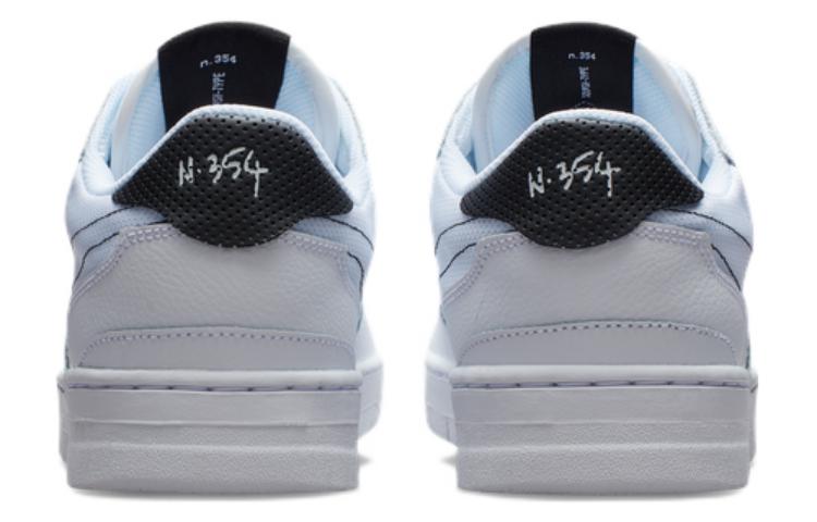 Мужские кеды Nike Squash Type (черно-белые) — фото 5