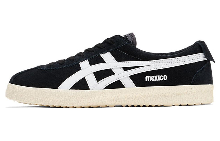 Onitsuka Tiger Mexico Delegation Skate Shoes Unisex Low Top Black White
