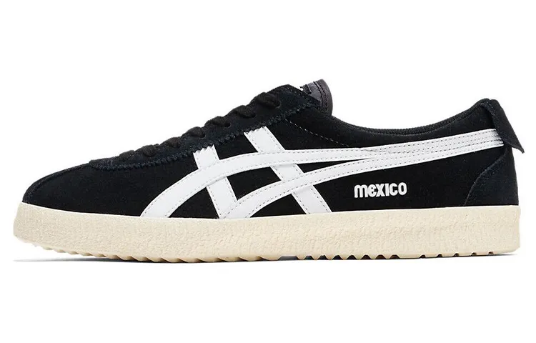 Onitsuka Tiger Mexico Delegation Skate Shoes Unisex Low Top Black White