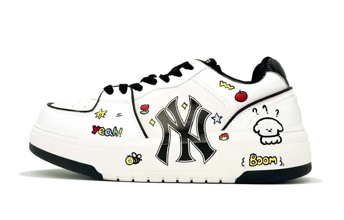 MLB Chunky Liner Pu Low top Skateboard Shoes Unisex