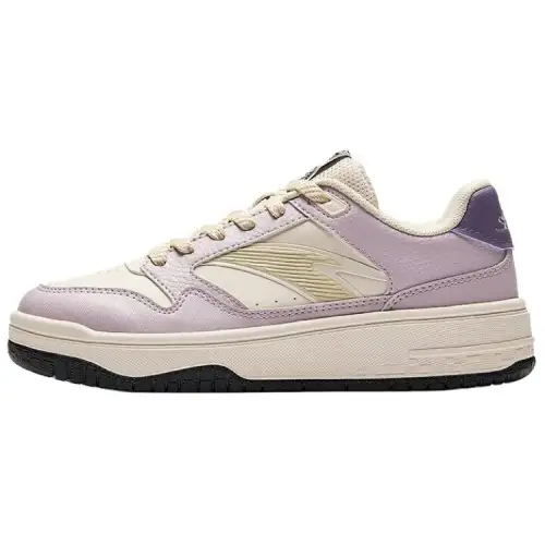 Anta Street Rebel 3 Low top Skateboard Shoes Women's Beige Purple