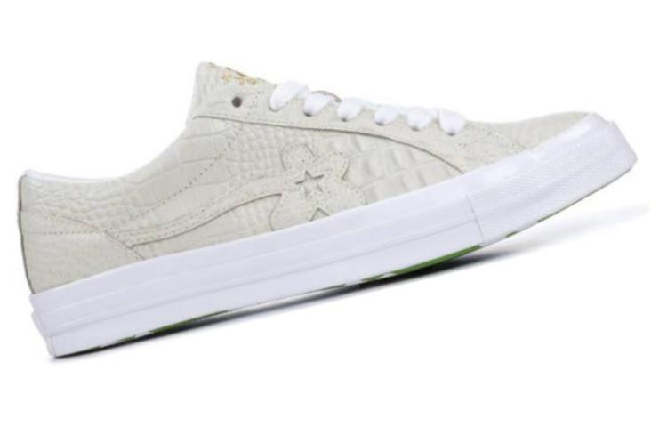 Кеды Converse One Star Ox Golf Le Fleur (серо-бежевые) — фото 2