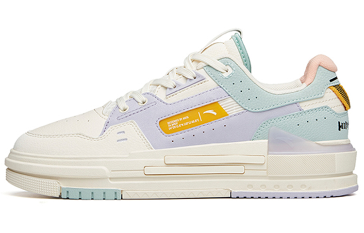 Anta Life Collection Low top Skateboard Shoes Women's White Gray Green