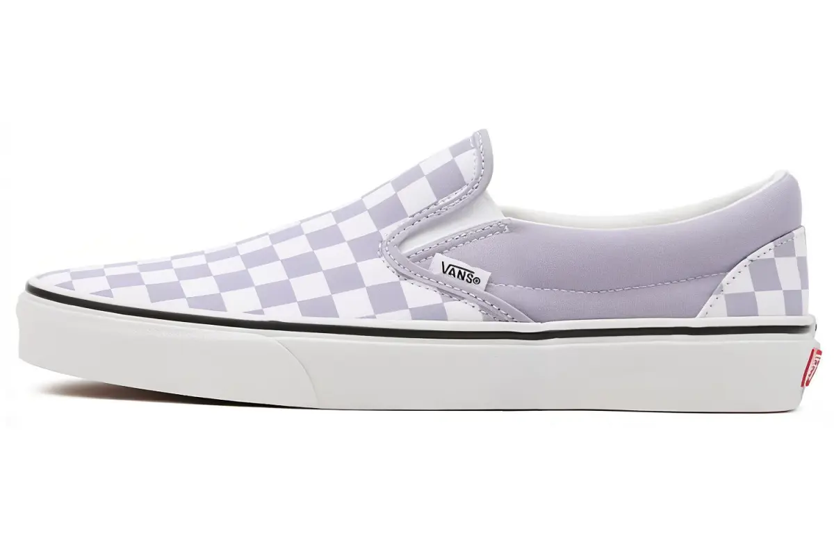 Slip-On Classic Vans 'Languid Lavender Checkerboard'