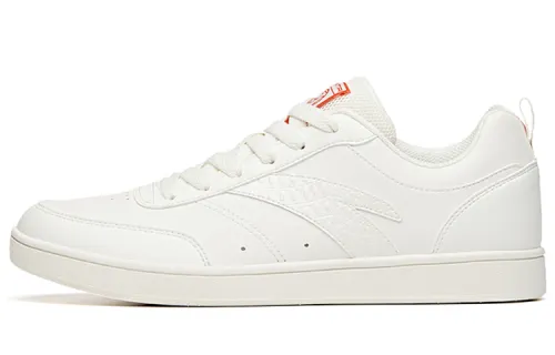 Anta Coverage Low top Skateboard Shoes Men's White Orange