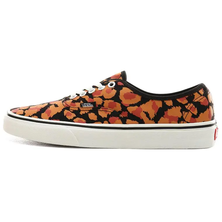 Vans Leopard Authentic Black/Red