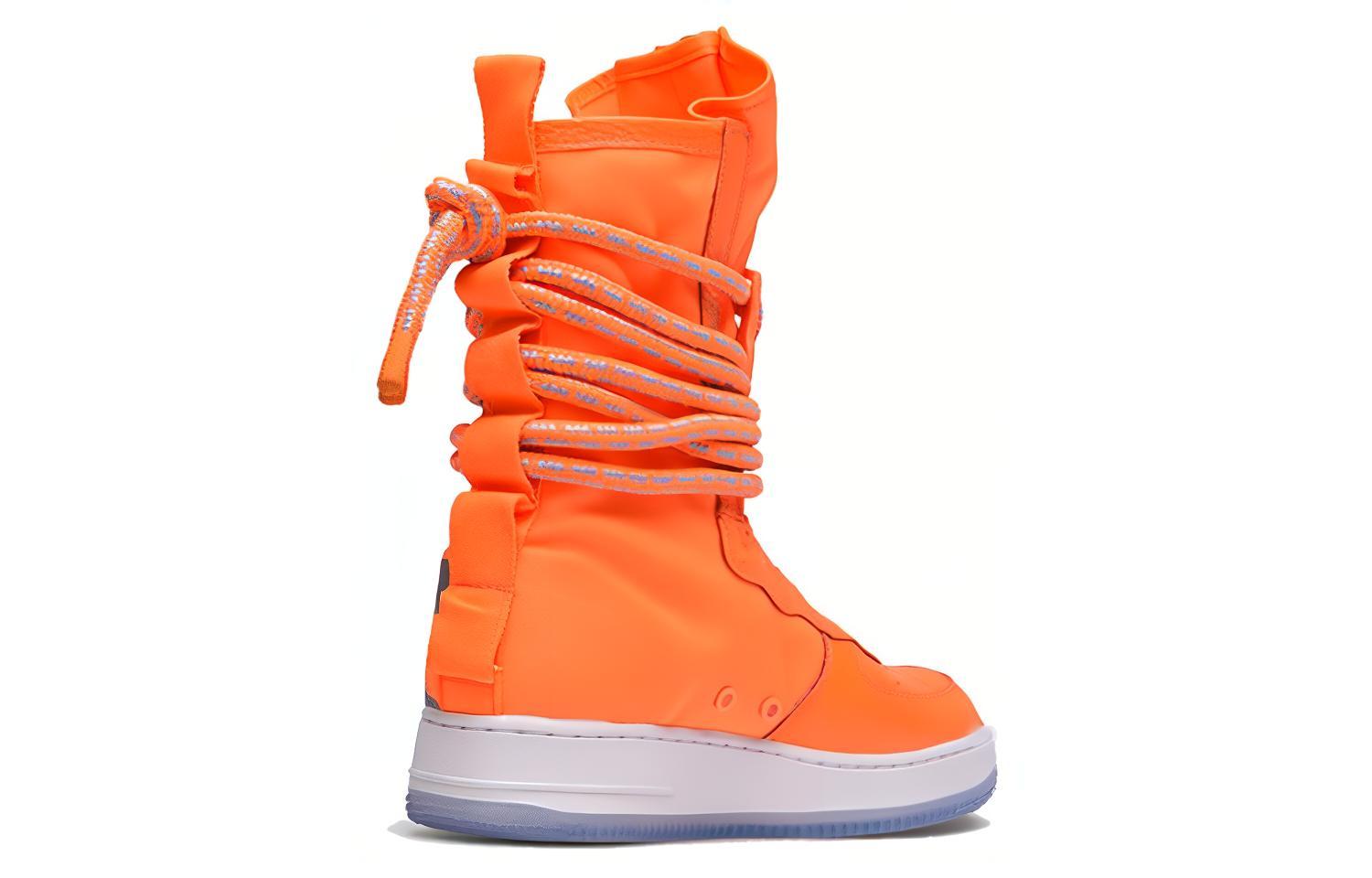 Кеды Nike Air Force 1 Total Orange (оранжевые) — 橘/橘/白 — фото 2