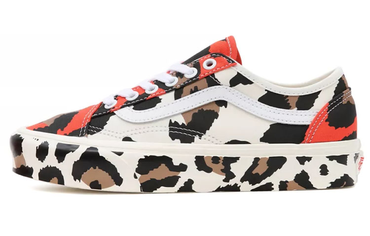 Vans Animal Old Skool 'Black White Red Leopard' Women's