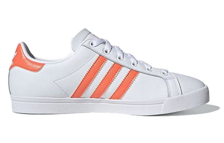 Женские кеды adidas originals Coast Star (бело-оранжевые) — фото 2
