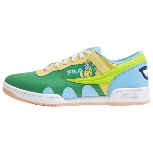 Rocko's Modern Life x FILA Original Fitness Low top Skateboard Shoes Men's Green Blue Yellow
