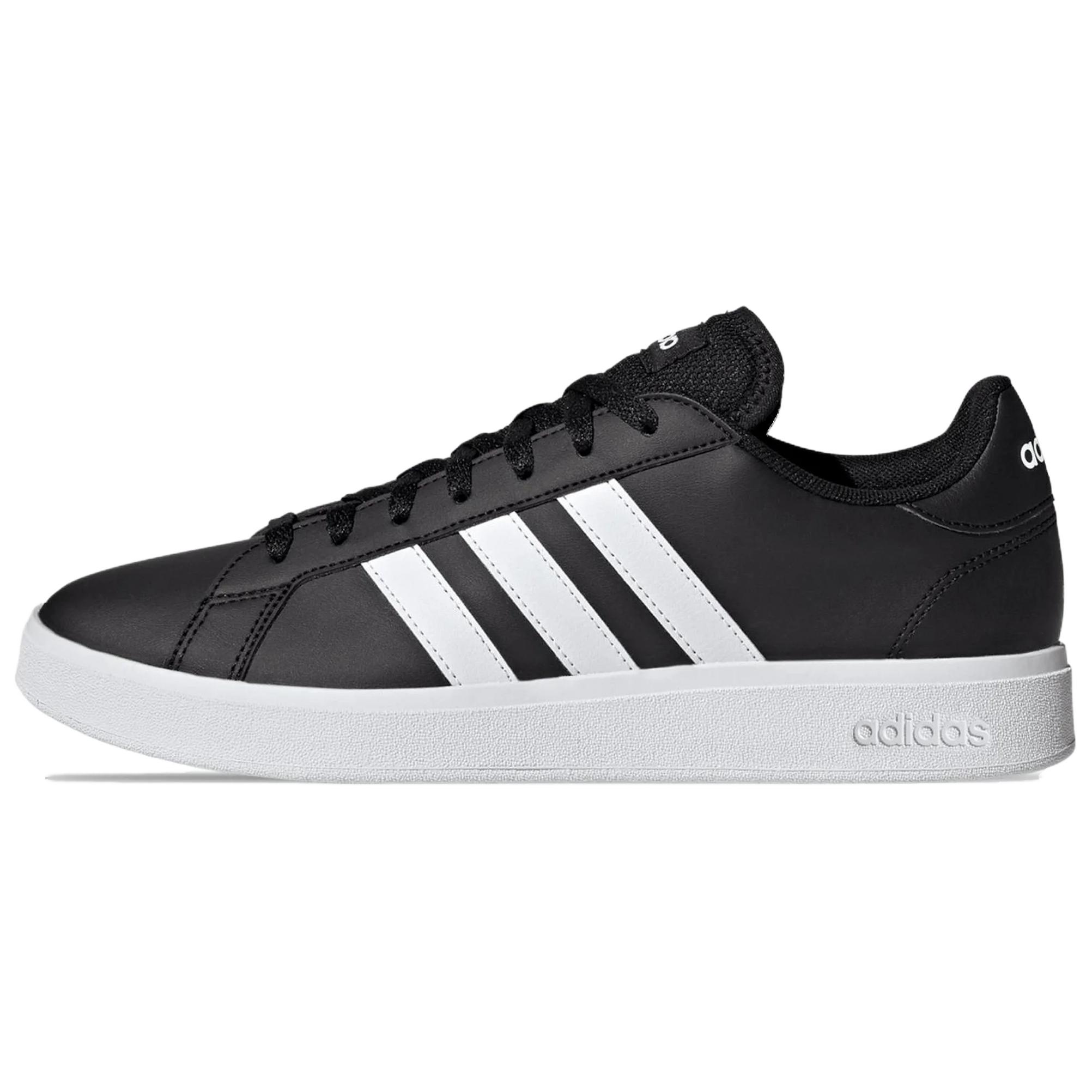 Мужские кеды adidas neo GRAND COURT (черно-белые)