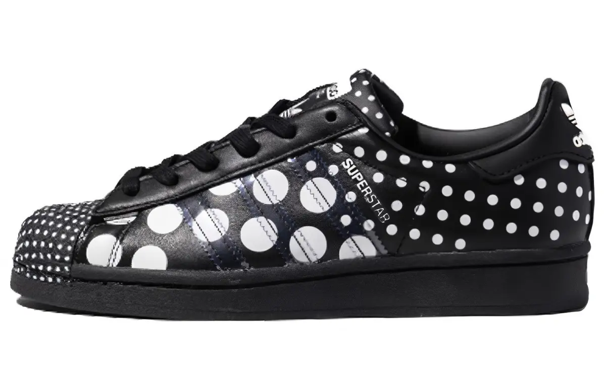 adidas originals Superstar Black Polka