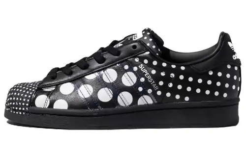 adidas originals Superstar Black Polka