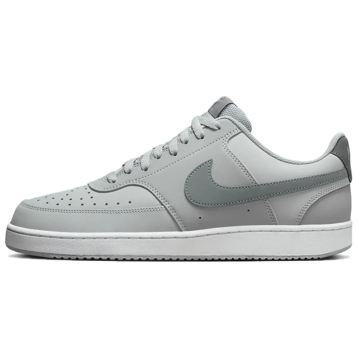 Nike Court Vision Classic Vintage Slip Resistant Abrasion Resistant Low top Skateboard Shoes Men's Gray