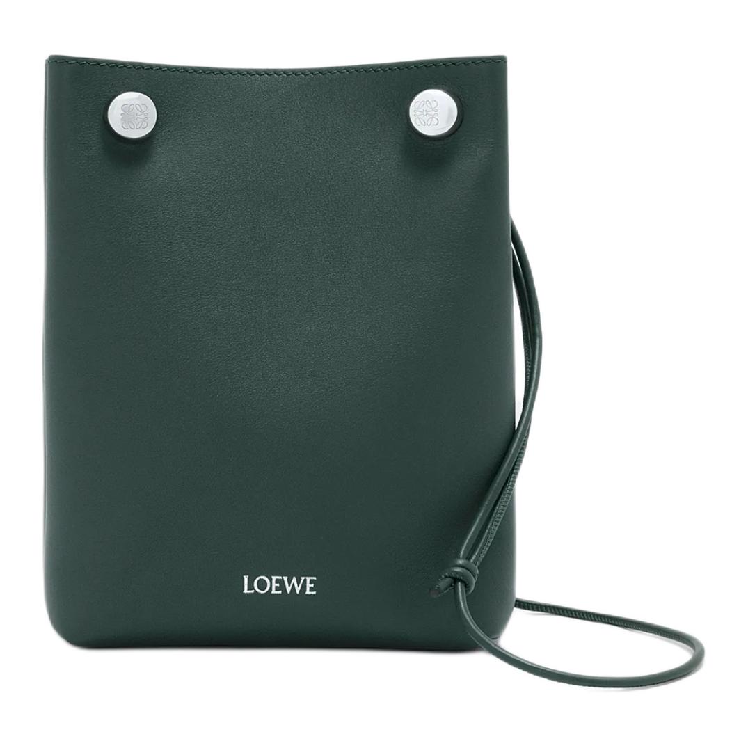 Сумка LOEWE Pebble (зеленая)