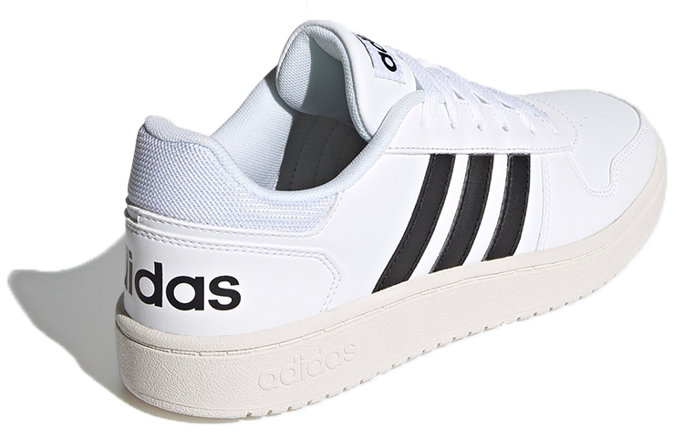 Кеды adidas neo Hoops 2.0 (белый / черный) — Белый / чёрный — фото 4
