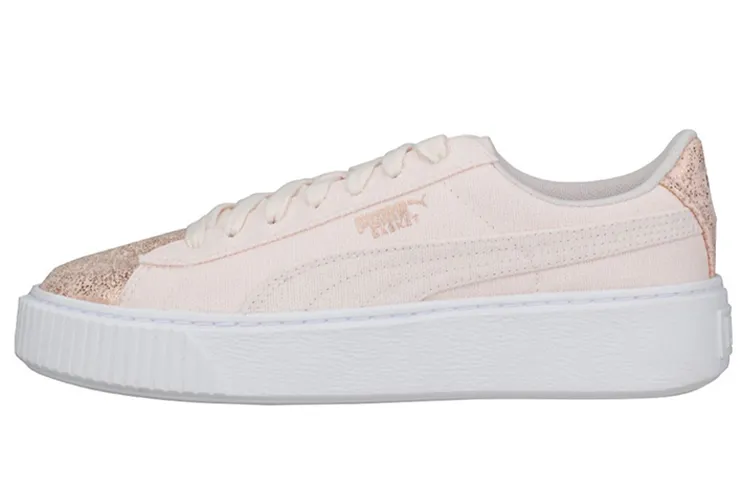 PUMA Basket Platform Rose Gold Women's