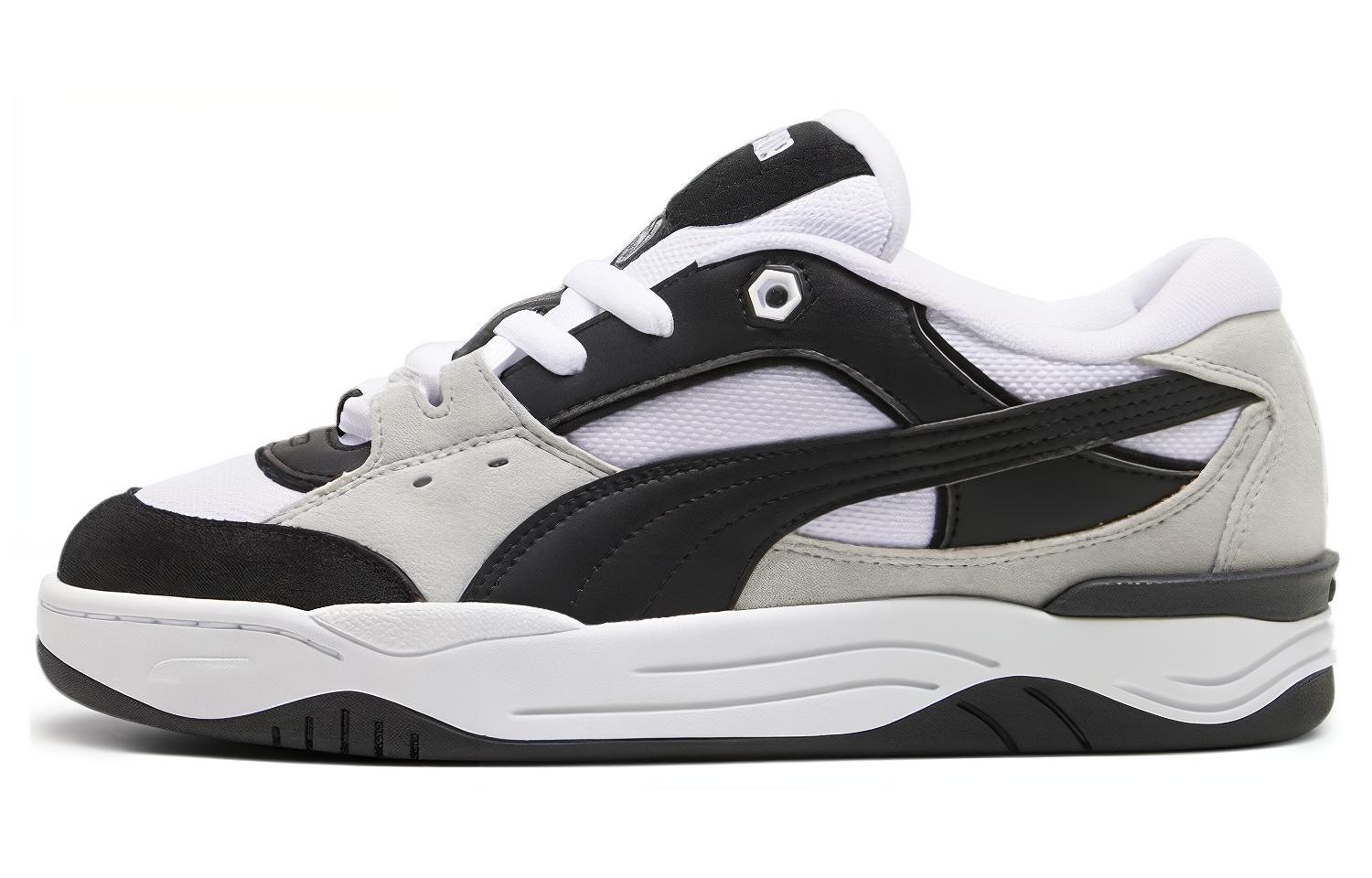 Кеды PUMA 180 (черно-бело-серые)