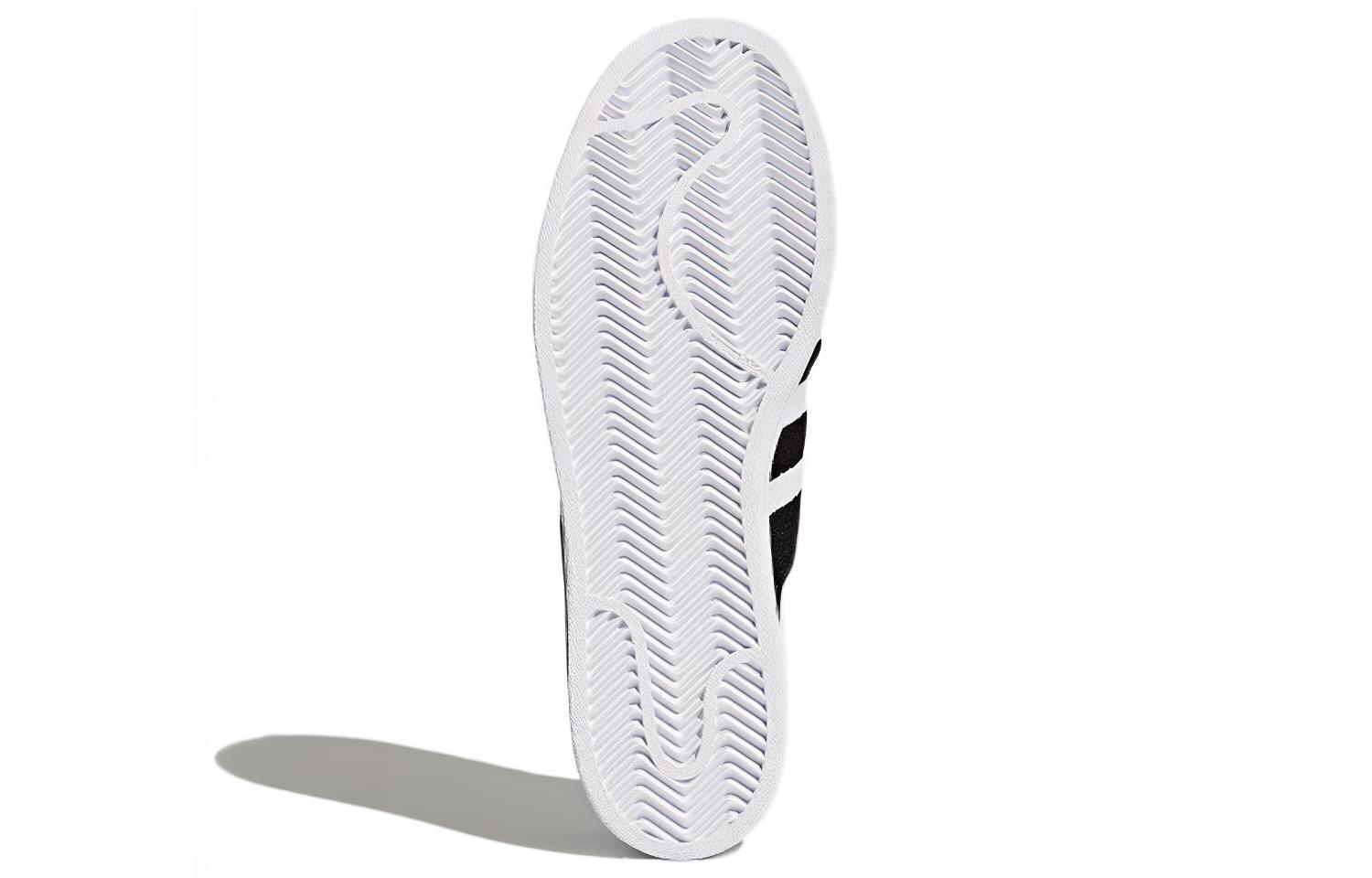 Мужские кеды adidas originals Superstar Primeknit (черно-белые) — фото 6