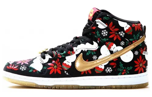 Nike Sb Dunk High Concepts Ugly Christmas Sweater Black