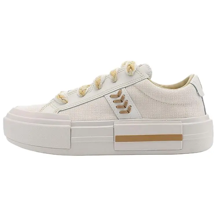 Converse CHUCK TAYLOR Slip Resistant Abrasion Resistant Low top Skateboard Shoes Unisex Beige