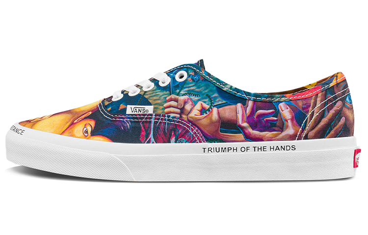 MOCA x Vans Authentic Series, co-branded by the Los Angeles Museum of Contemporary Art, trendy and versatile, casual graffiti, low-top sneakers, same style for men and women, color