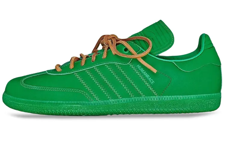 Pharrell x Adidas Originals Humanrace Abrasion Resistant Breathable Low top Skateboard Shoes Men's Green